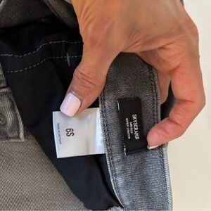 Express Gray Stretch Denim Jeans